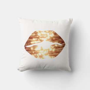 Goldene Glitzer Kissen
