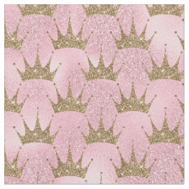 Goldene Glitzer Krone Stoff