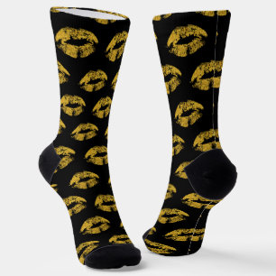 Goldene Glitzer Socken