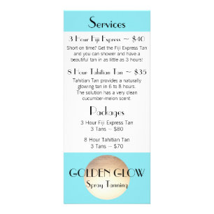 Goldene Glow-Rack-Karte Werbekarte