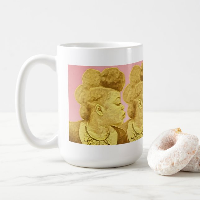 Goldene Göttin Kaffeetasse (Mit Donut)