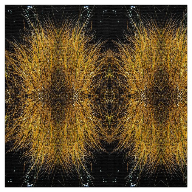 goldene Grasarten Stoff (Muster)