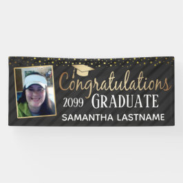 Goldene Gratulation Graduate 2022 Banner