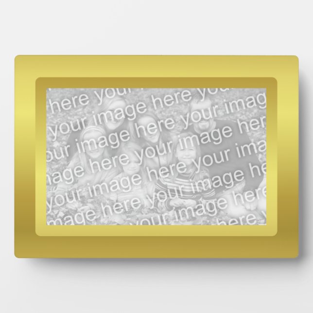 Goldene Grenze Fotoplatte (Vorderseite)