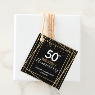 Goldene Grenze zum 50. Jubiläum Geschenkanhänger