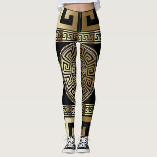Goldene griechische Leggings