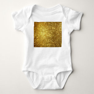 Goldene Grunge, hochauflösende Rasterdarstellung Baby Strampler