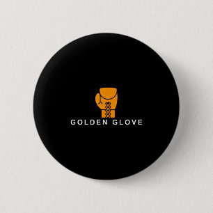 Goldene Handschuhmotivation Button