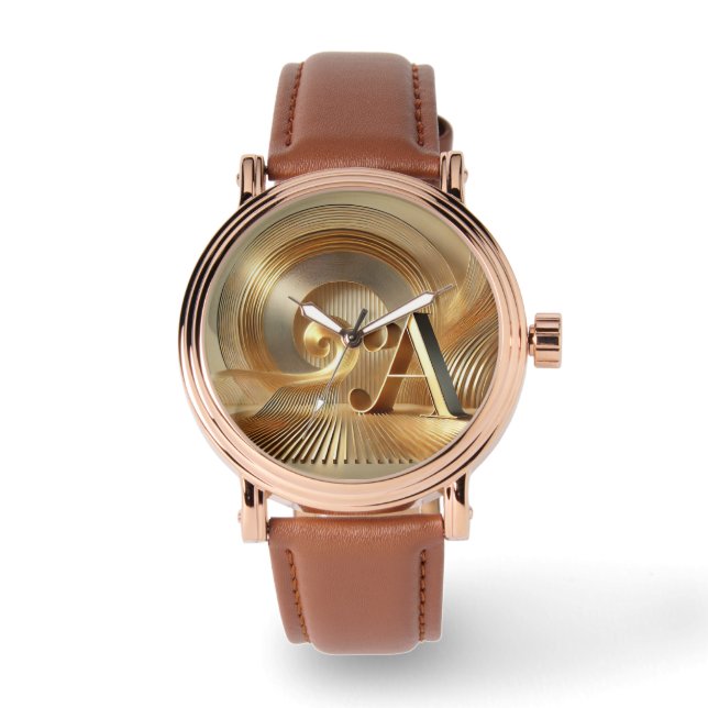 Goldene Harmonie  Armbanduhr (Vorderseite)