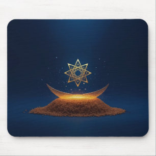Goldene Harmonie – Göttliche Resonanz des Shree Ya Mousepad