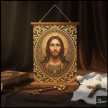 Goldene Heilige Ikone - Jesus