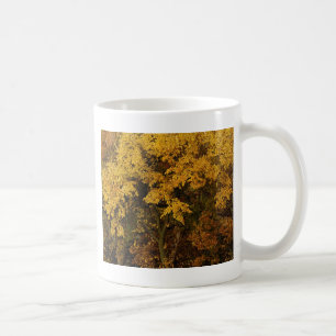 Goldene Herbstbaumen Kaffeetasse