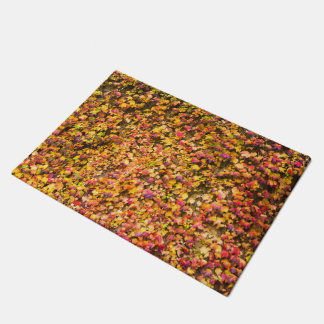 Goldene Herbstfarben Efeu Wand Fußmatte