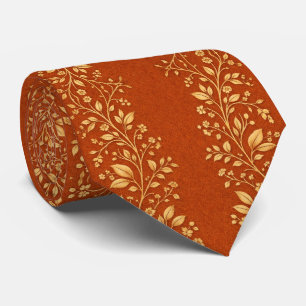 Goldene Herbstreben-Eleganz Krawatte