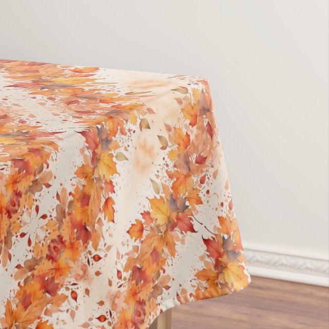 Goldene Herbstrückgänge Tischdecke (Beispiel)