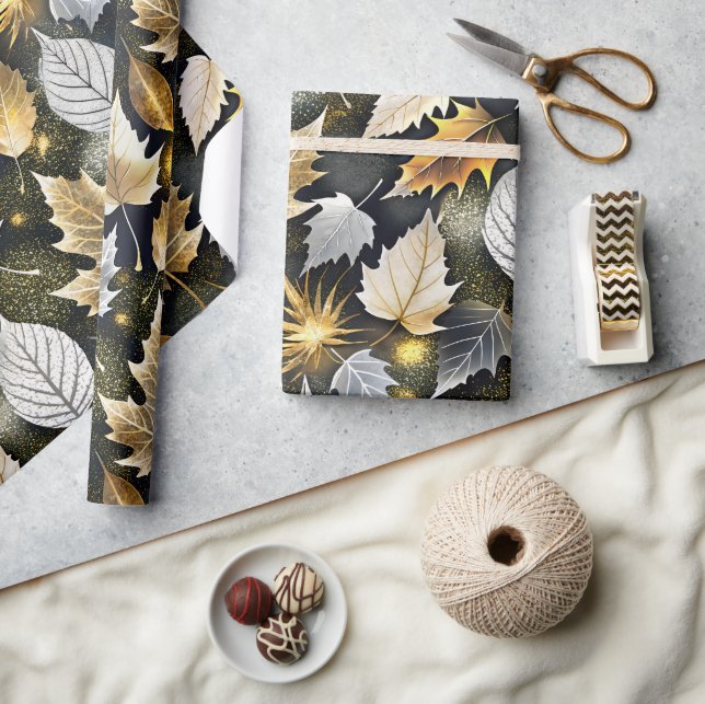 Goldene Herbstsaison 02 Geschenkpapier (Kunsthandwerk)