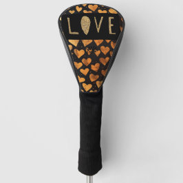 Goldene Herzen für Golfer an der Valentinstag-LIEB Golf Headcover