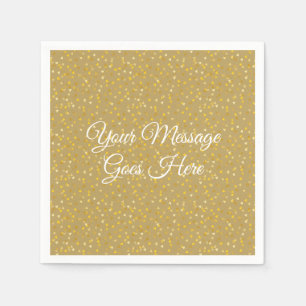 Goldene Herzen Serviette