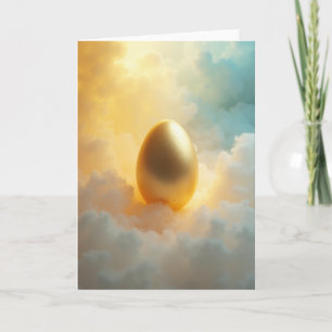 Goldene Himmel-Ovoid-Karte Karte