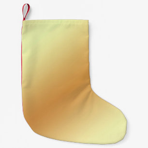 Goldene Hintergrundstruktur Kleiner Weihnachtsstrumpf