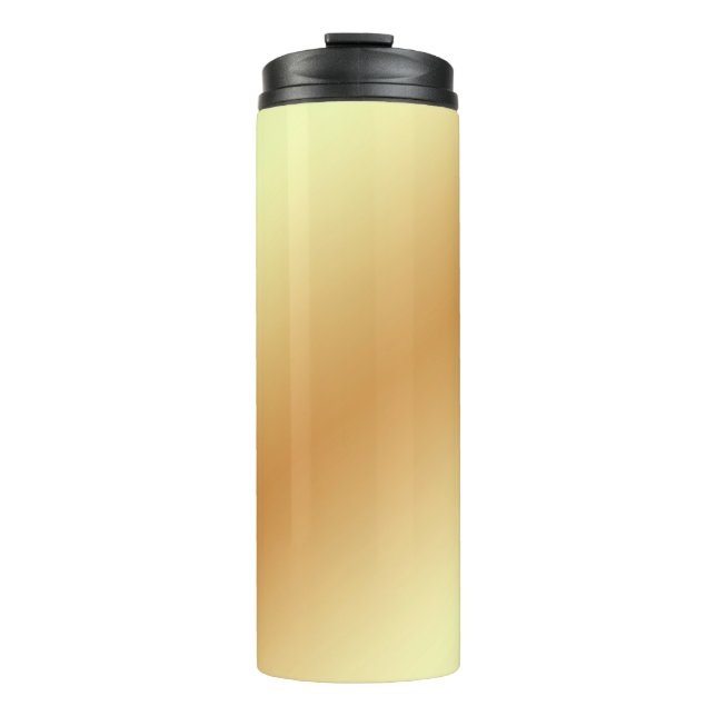 Goldene Hintergrundstruktur Thermosbecher (Vorderseite)