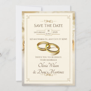 Goldene Hochzeit Einladung