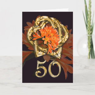 Goldene Hochzeit Grüße Karte