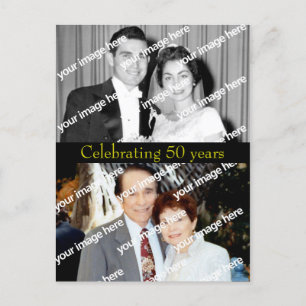 Goldene Hochzeit - Postkarte zum 50. Jubiläum