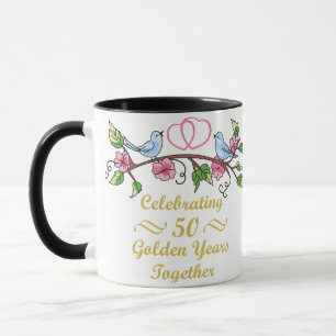Goldene Hochzeit Tasse