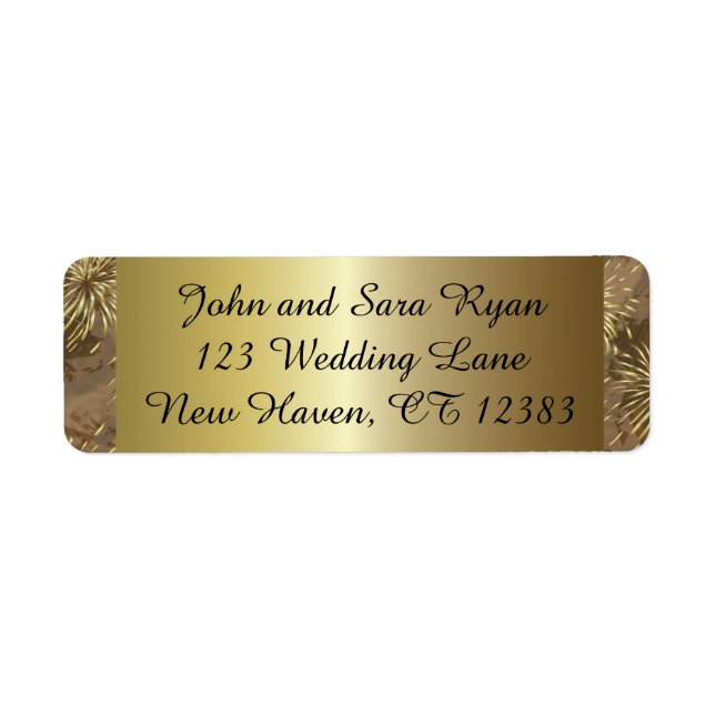 Goldene Hochzeits-Feuerwerke (Vorne)