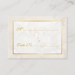 Goldene Hochzeitstische Ortsbezeichnung und Zahlen Platzkarte