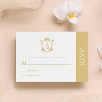Goldene Hochzeitswappen Individuelle Initialen RSV