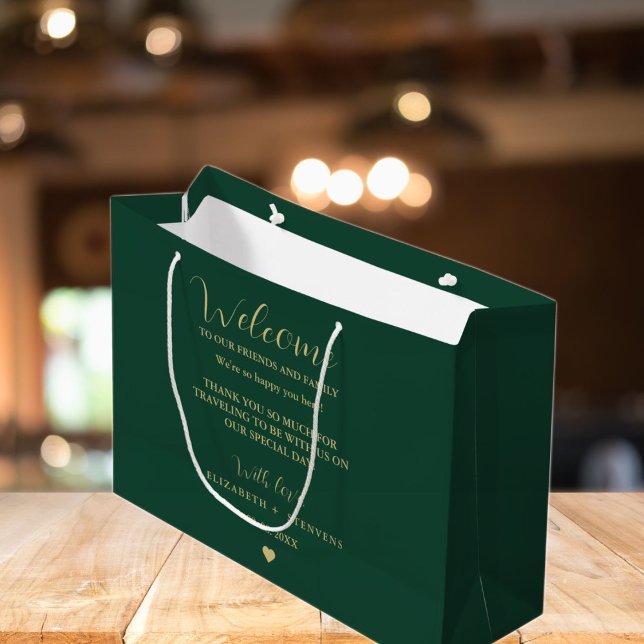 Goldene Hochzeitsyklen Begrüßungstasche Hotelgast- Große Geschenktüte (Von Creator hochgeladen)