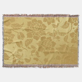 Goldene Honeycomb Blume Blumengestein Decke