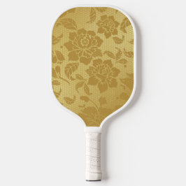 Goldene Honeycomb Blume Blumengestein Pickleball Schläger