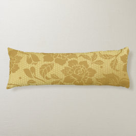 Goldene Honeycomb Blume Blumengestein Seitenschläferkissen