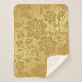 Goldene Honeycomb Blume Blumengestein Sherpadecke