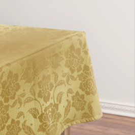 Goldene Honeycomb Blume Florenz Elegantes Abendess Tischdecke