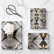 Goldene Honigbiene Kunst