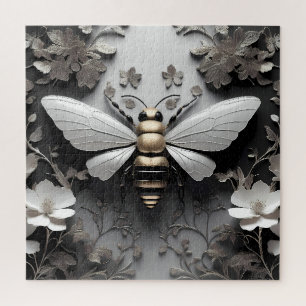 Goldene Honigbiene Kunst Puzzle