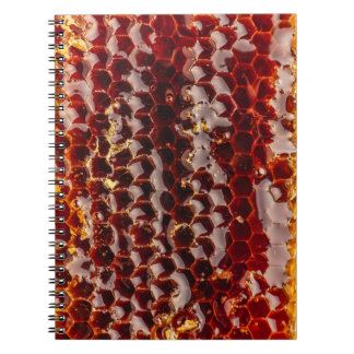 Goldene Honigwabe Notizblock