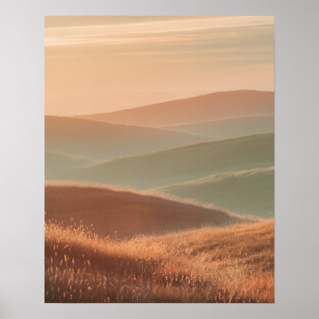 Goldene Hügel Poster (Vorne)