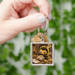 Goldene Hummel im Blütentanz.11 Schlüsselanhänger