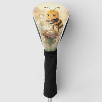 Goldene Hummel im Blütentanz.9 Golf Headcover