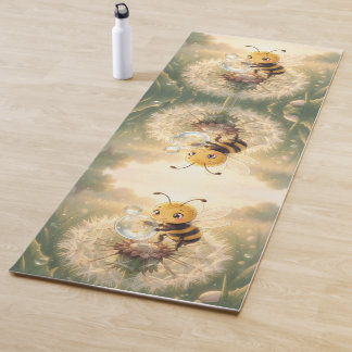 Goldene Hummel im Blütentanz.9 Yogamatte