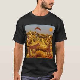 Goldene Indianer T-Shirt