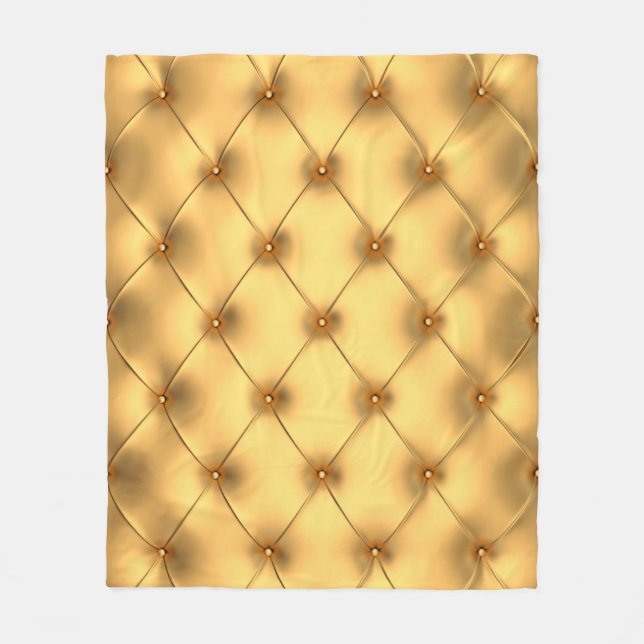 Goldene Innendekoration des Glamours Fleecedecke (Vorderseite)