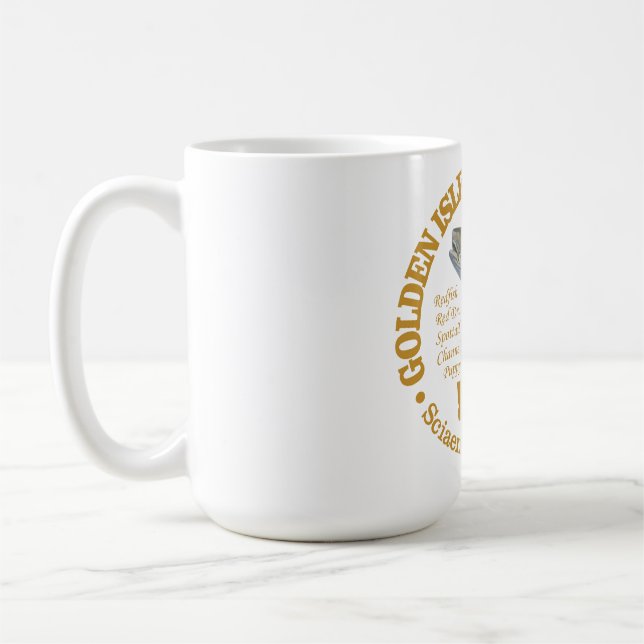 Goldene Inseln (Rotbarsch) Kaffeetasse (Links)
