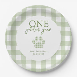 Goldene Jahresfeier Geburtstagsparty Pappteller