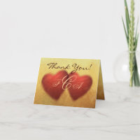 Goldene Jahreszeit Dankeschön Karten